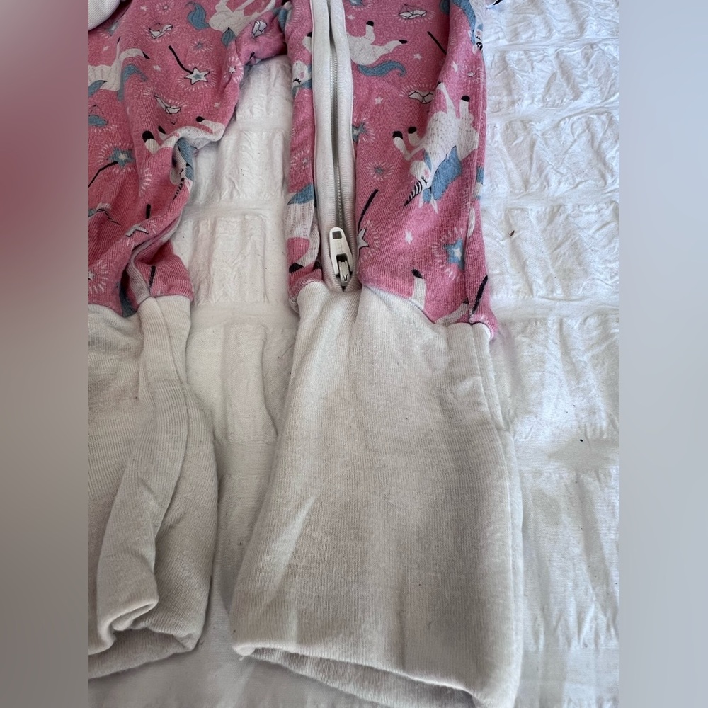 Little Sleepies Unicorn Zippy Pajamas 6-12M - Picture 6 of 7